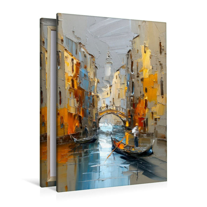Premium Textil-Leinwand Venedig