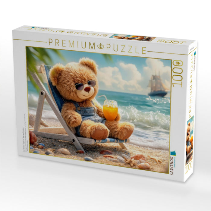 Am Strand liegen ist aber auch prima - CALVENDO Foto-Puzzle'