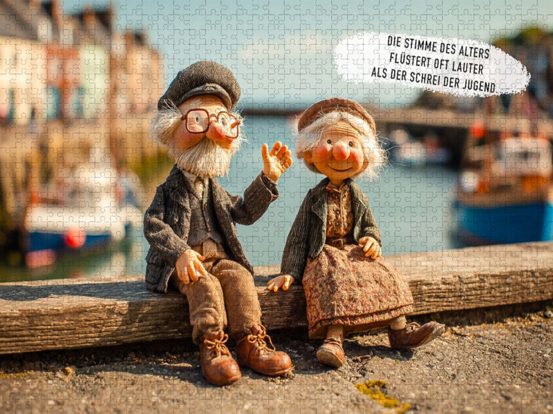 Ein Motiv aus dem Kalender Oma und Opa - Sprüche über das Alter - CALVENDO Foto-Puzzle'