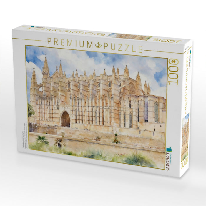 Cathedrale de la Seu Palma - CALVENDO Foto-Puzzle'