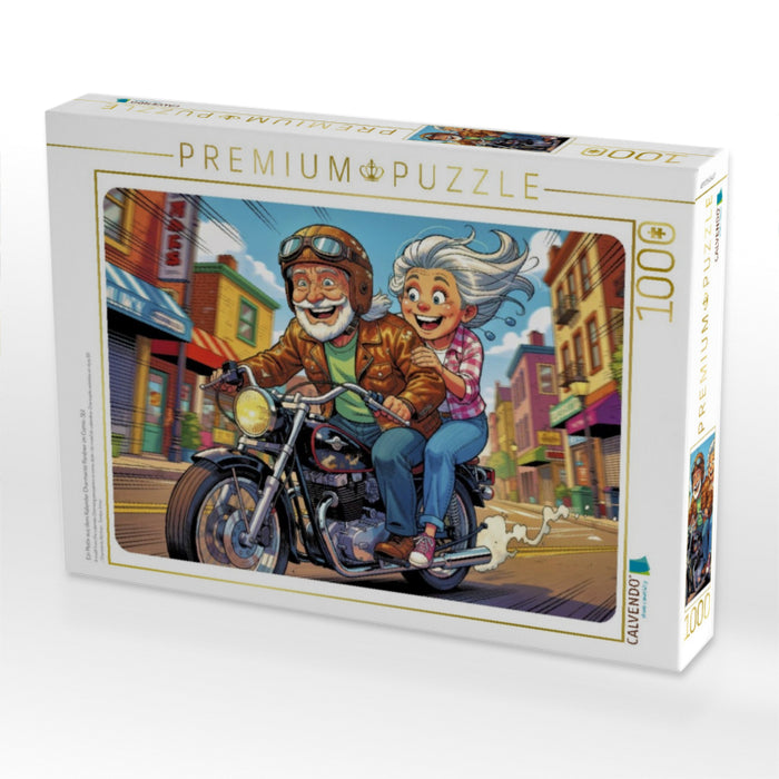 Ein Motiv aus dem Kalender Charmante Rentner im Comic-Stil - CALVENDO Foto-Puzzle'