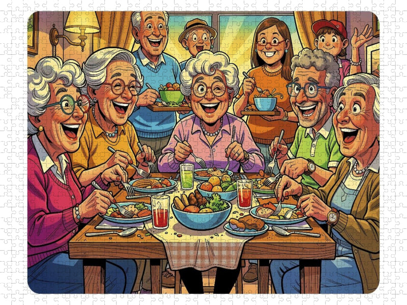 Lächeln, Leben, Loslegen – Rentner rocken! - CALVENDO Foto-Puzzle'