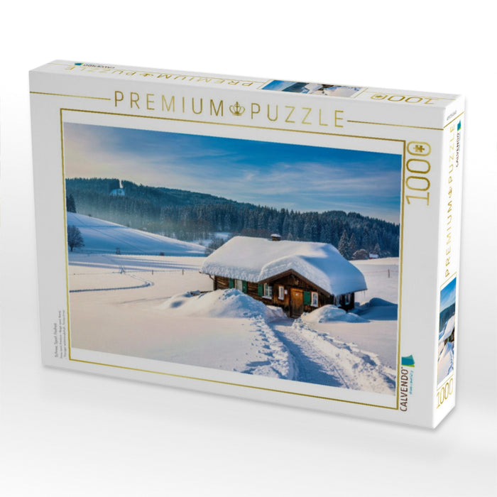 Schnee, Sport, Freiheit. - CALVENDO Foto-Puzzle'