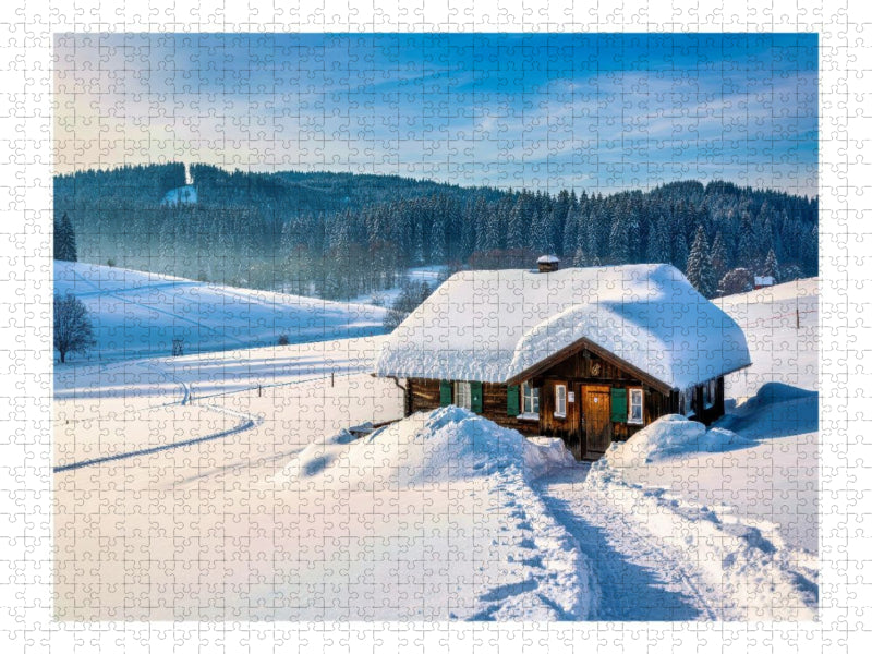 Schnee, Sport, Freiheit. - CALVENDO Foto-Puzzle'