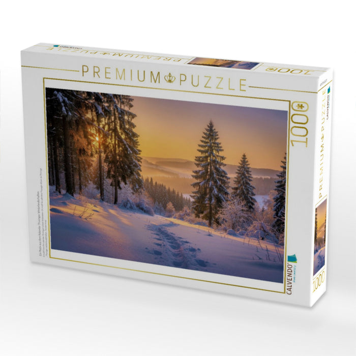 Ein Motiv aus dem Kalender Thüringer Winterlandschaften - CALVENDO Foto-Puzzle'