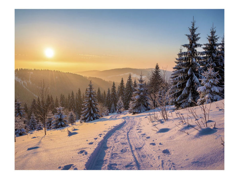 Wenn draußen der Schnee glitzert. - CALVENDO Foto-Puzzle'