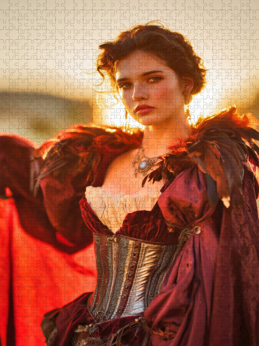 Romantik mit scharfem Blick - CALVENDO Foto-Puzzle'