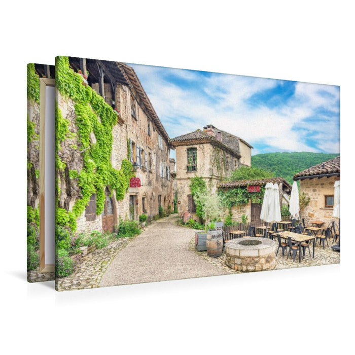 Premium Textil-Leinwand Ein Motiv aus dem Kalender Gascogne, ein Stück Paradies