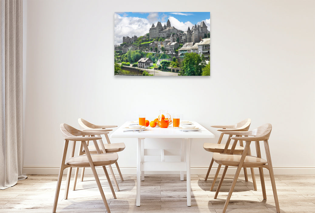 Premium Textil-Leinwand Uzerche