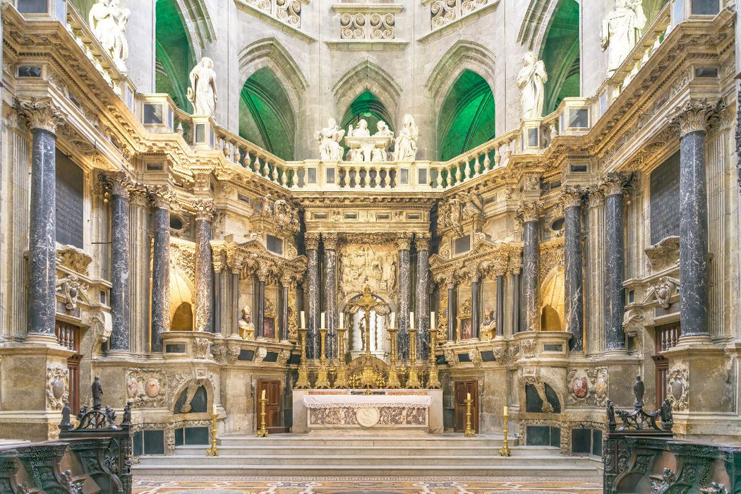 Premium Textil-Leinwand Cathédrale Sainte Marie d´Auch