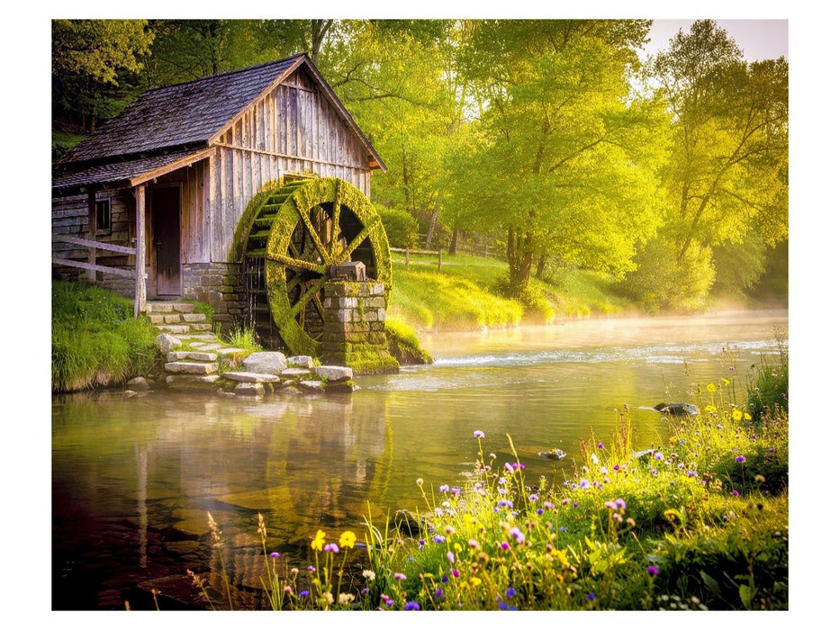 Tradition, die fließt – Qualität aus der Wassermühle. - CALVENDO Foto-Puzzle'
