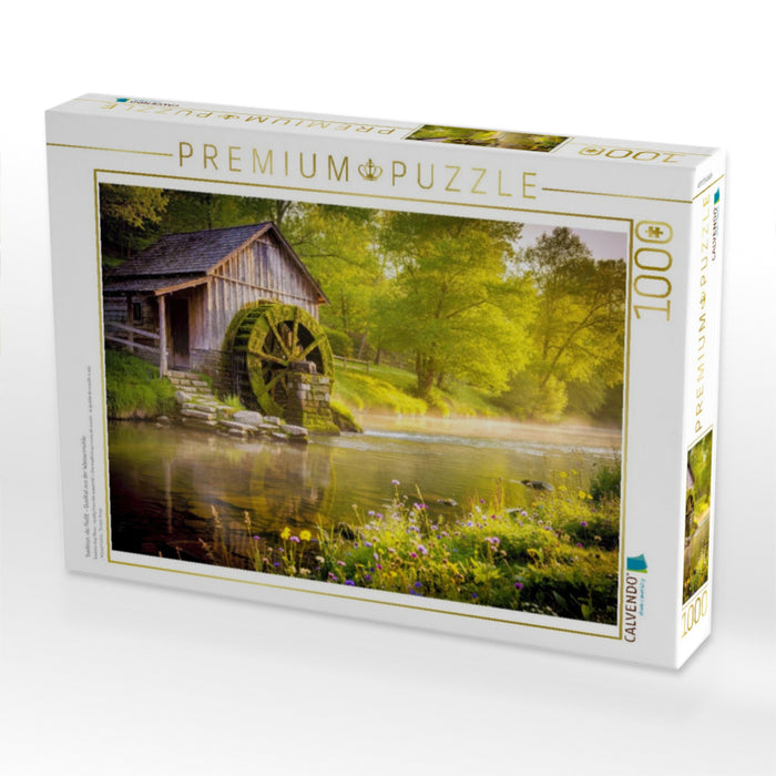 Tradition, die fließt – Qualität aus der Wassermühle. - CALVENDO Foto-Puzzle'