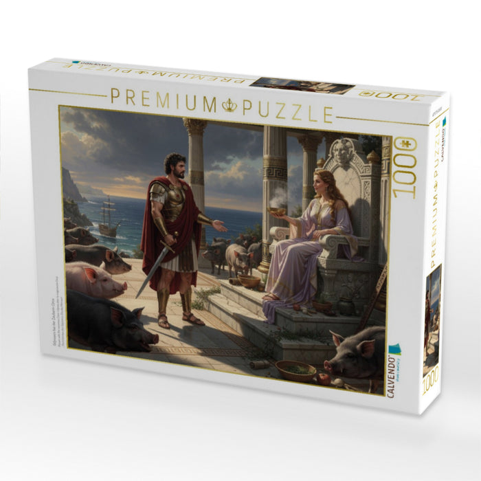 Odysseus bei der Zauberin Circe - CALVENDO Foto-Puzzle'