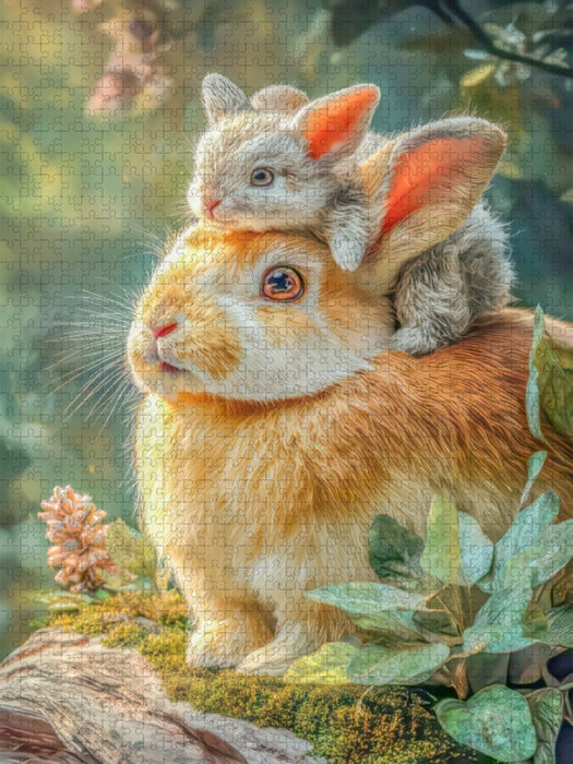 Kaninchen - CALVENDO Foto-Puzzle'