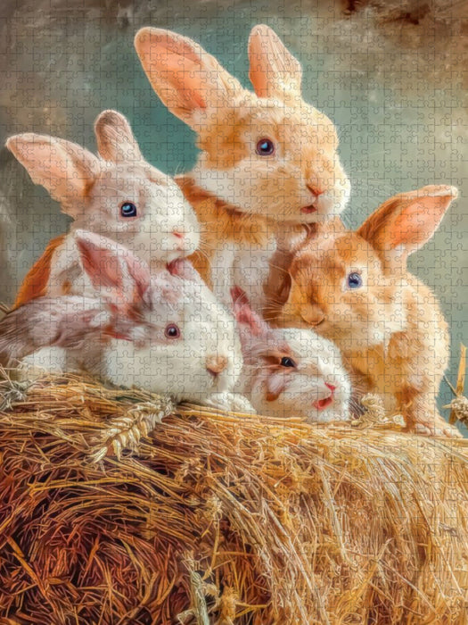 Kaninchen - CALVENDO Foto-Puzzle'