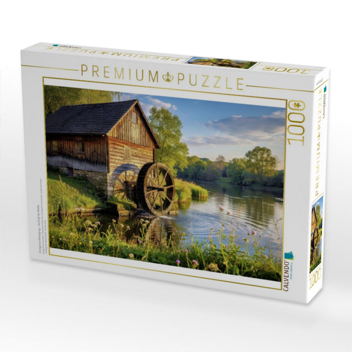 Energie aus Bewegung – die Kraft der Mühle. - CALVENDO Foto-Puzzle'
