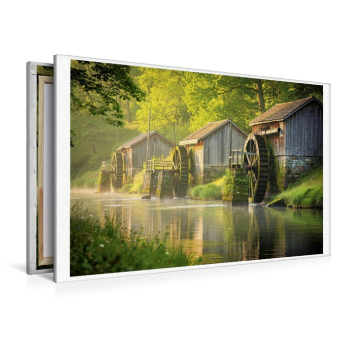 Premium Textil-Leinwand Tradition im Mahlwerk.