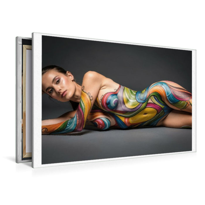 Premium Textil-Leinwand Elegante Körperkunst für einen unvergesslichen Auftritt.