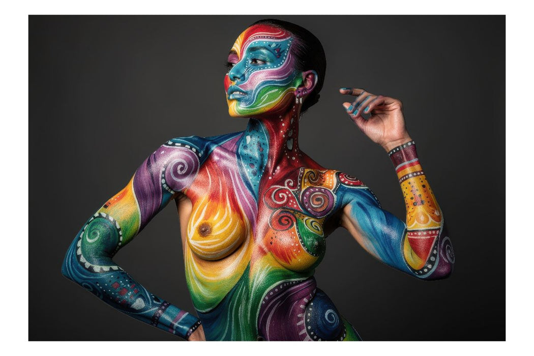 Premium Textil-Leinwand Dein Körper als Kunstwerk – stilvoll und voller Ausdruck.