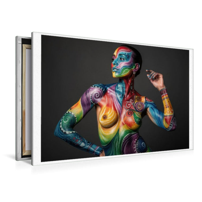 Premium Textil-Leinwand Dein Körper als Kunstwerk – stilvoll und voller Ausdruck.