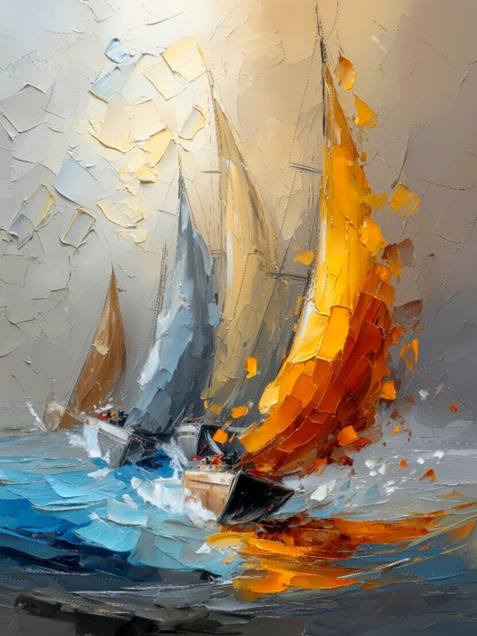 Wind trifft Segel - CALVENDO Foto-Puzzle'
