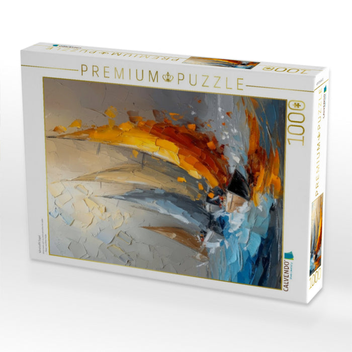 Wind trifft Segel - CALVENDO Foto-Puzzle'