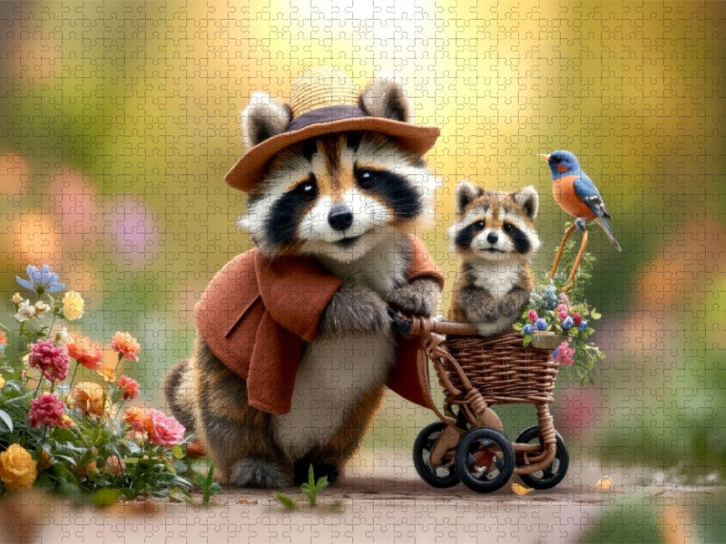 Ein Spaziergang im Park - immer ein Erlebnis - CALVENDO Foto-Puzzle'
