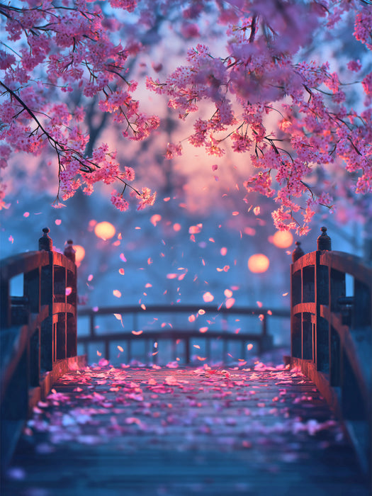 Wo Blüten flüstern und Herzen träumen - CALVENDO Foto-Puzzle'