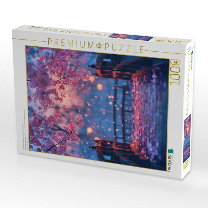 Wo Blüten flüstern und Herzen träumen - CALVENDO Foto-Puzzle'