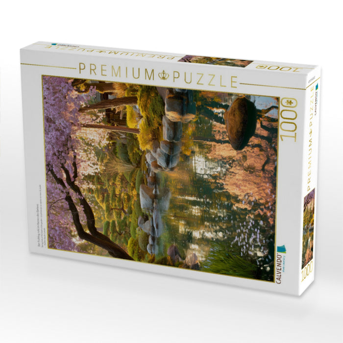Der Frühling ruht im Herzen des Gartens - CALVENDO Foto-Puzzle'