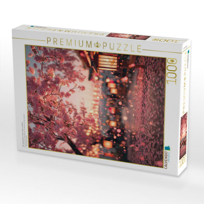 Der Augenblick, in dem Japan aufblüht - CALVENDO Foto-Puzzle'