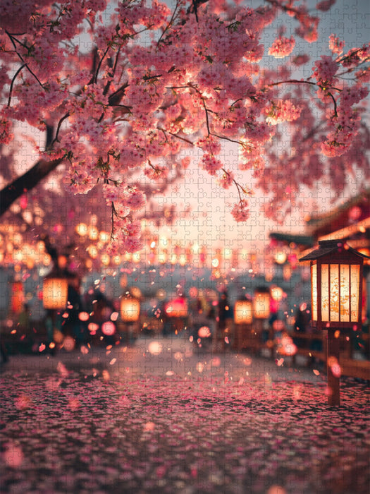 Der Augenblick, in dem Japan aufblüht - CALVENDO Foto-Puzzle'