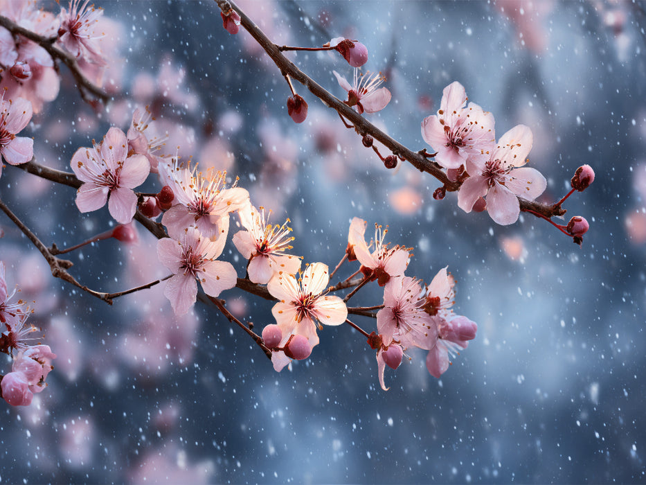 Wenn Stille blüht und Winterträume erwachen - CALVENDO Foto-Puzzle'