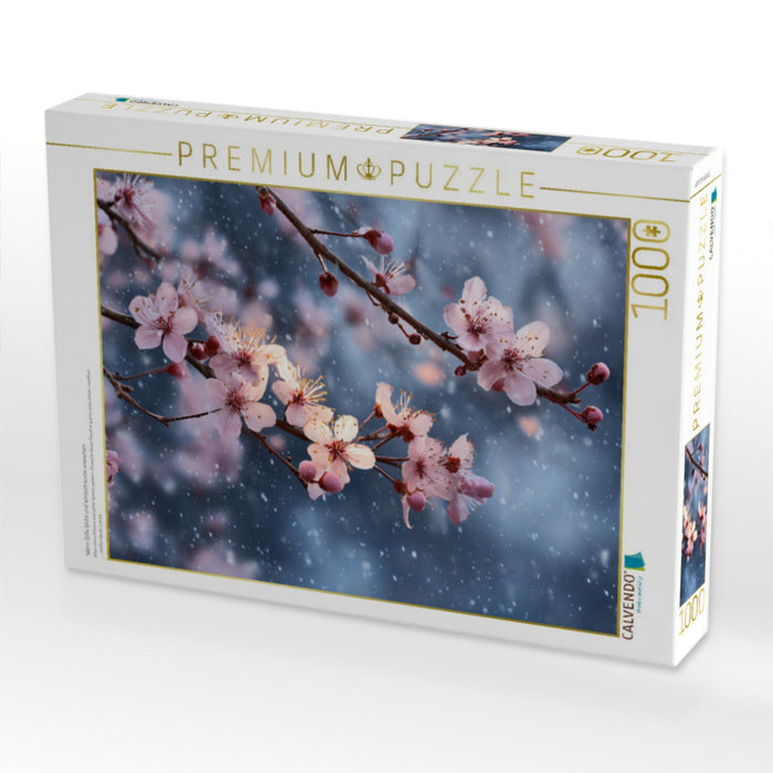 Wenn Stille blüht und Winterträume erwachen - CALVENDO Foto-Puzzle'