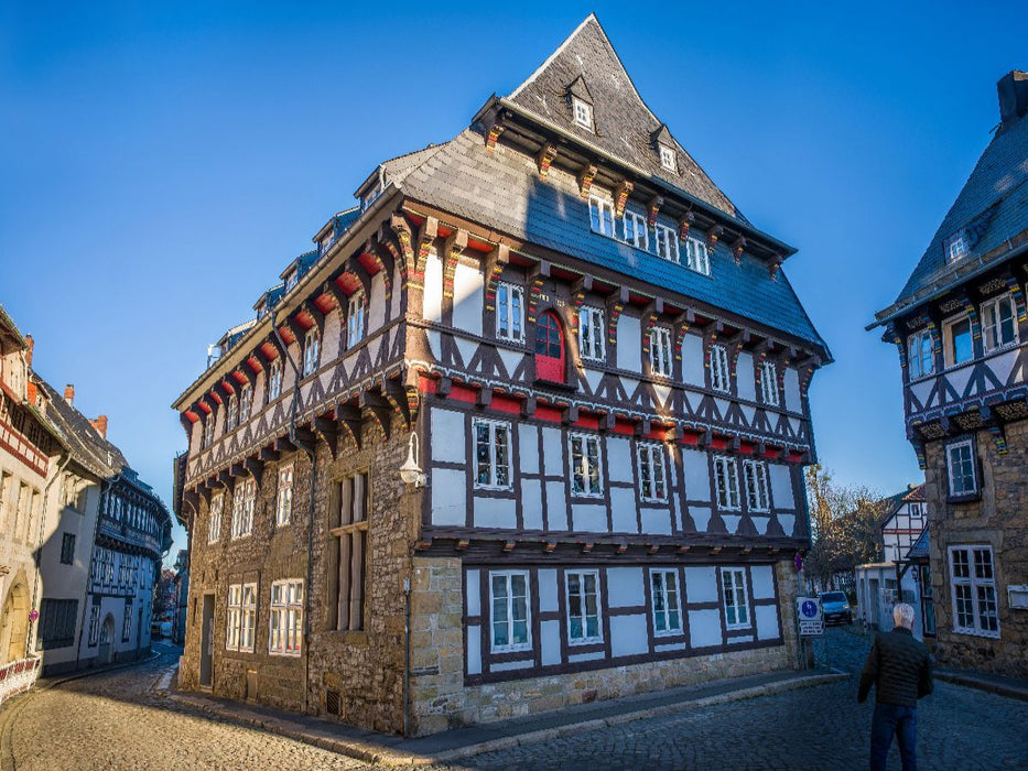 Fachwerkhaus in der Altstadt von Goslar - CALVENDO Foto-Puzzle'