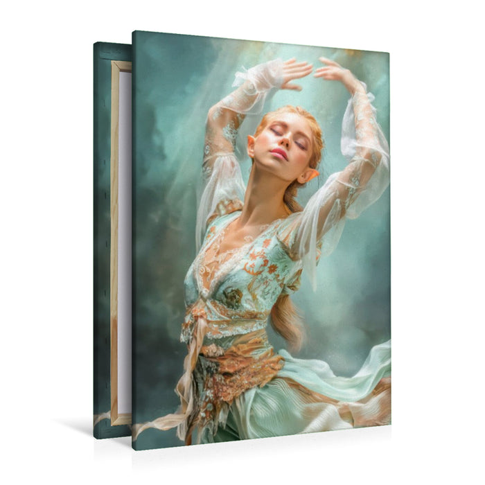 Premium Textil-Leinwand Elfen