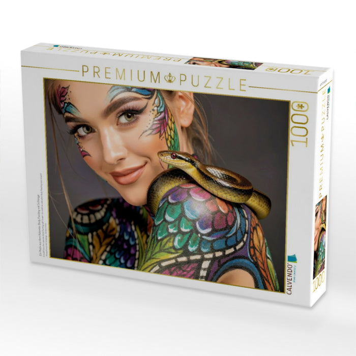Ein Motiv aus dem Kalender Body Painting mit Schlange - CALVENDO Foto-Puzzle'