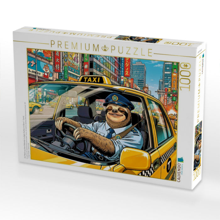 Ein Motiv aus dem Kalender Lustiges Faultier im Beruf - Comic - CALVENDO Foto-Puzzle'