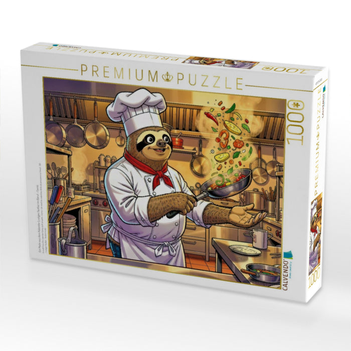 Ein Motiv aus dem Kalender Lustiges Faultier im Beruf - Comic - CALVENDO Foto-Puzzle'