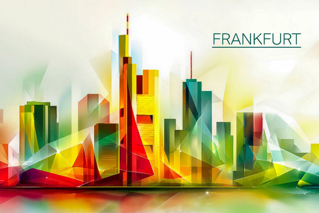 Premium Textil-Leinwand Frankfurt
