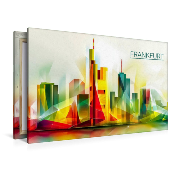 Premium Textil-Leinwand Frankfurt