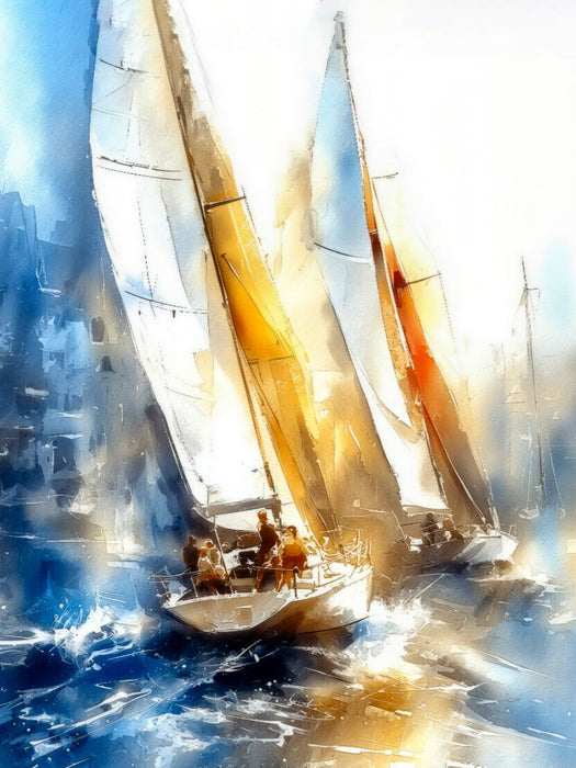 Auf See bei Wind und Wetter - CALVENDO Foto-Puzzle'