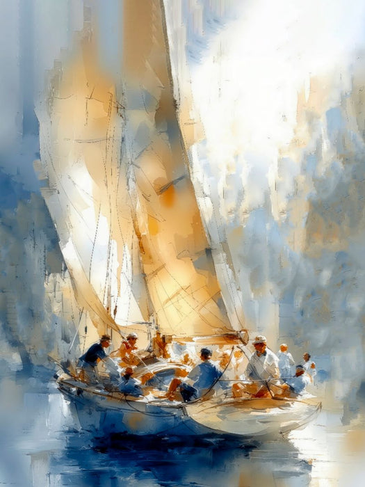 Leinen los, ein neuer Segeltörn beginnt - CALVENDO Foto-Puzzle'