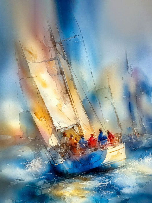 Segeln in seiner schönsten Form - CALVENDO Foto-Puzzle'