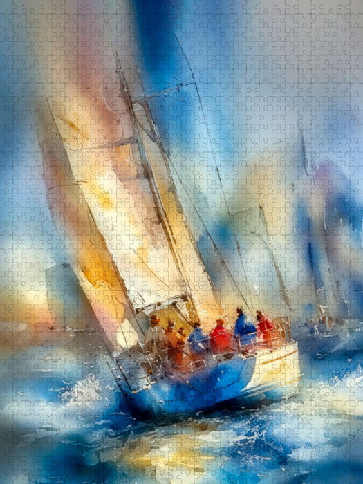 Segeln in seiner schönsten Form - CALVENDO Foto-Puzzle'