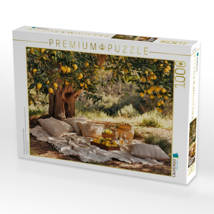 Erntezeit im warmen Licht des Südens - CALVENDO Foto-Puzzle'