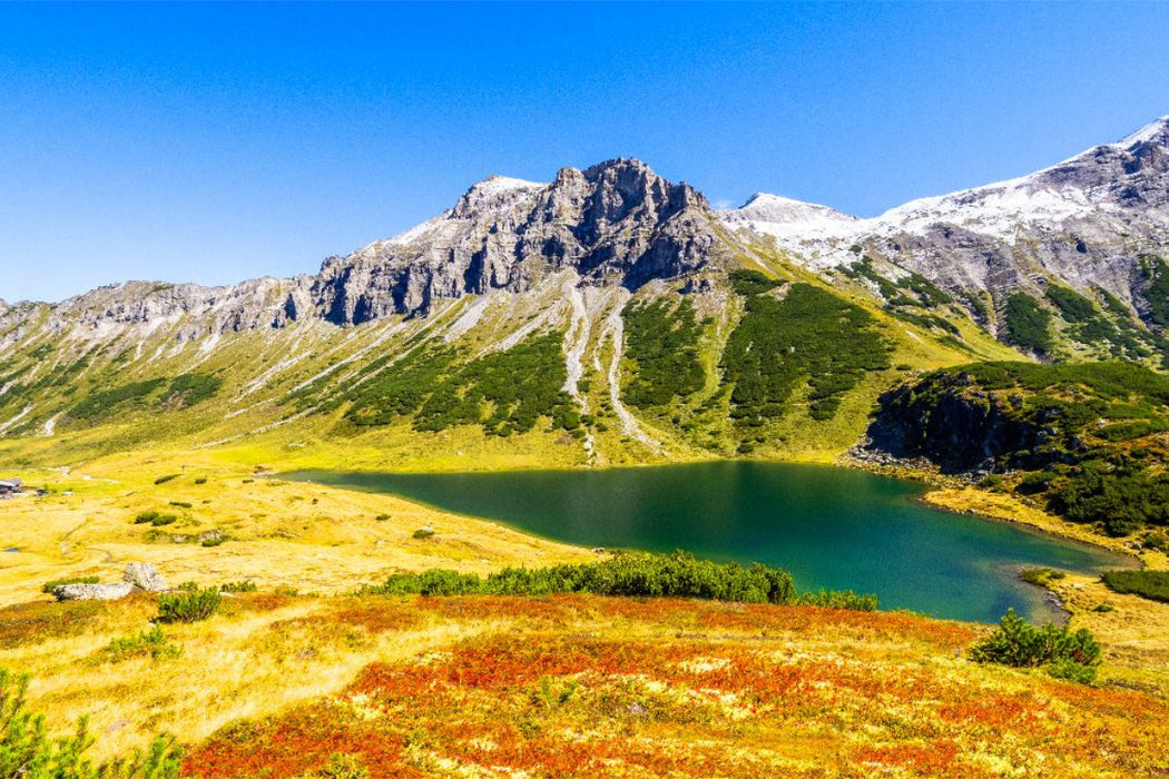 Premium Textil-Leinwand Der Oberhüttensee