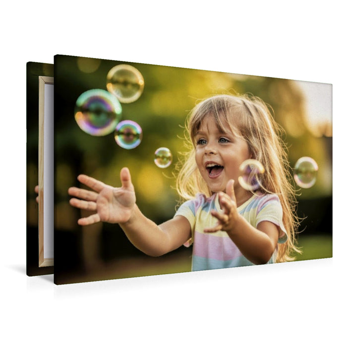 Premium Textil-Leinwand Ein Motiv aus dem Kalender Die Magie der Kindheit