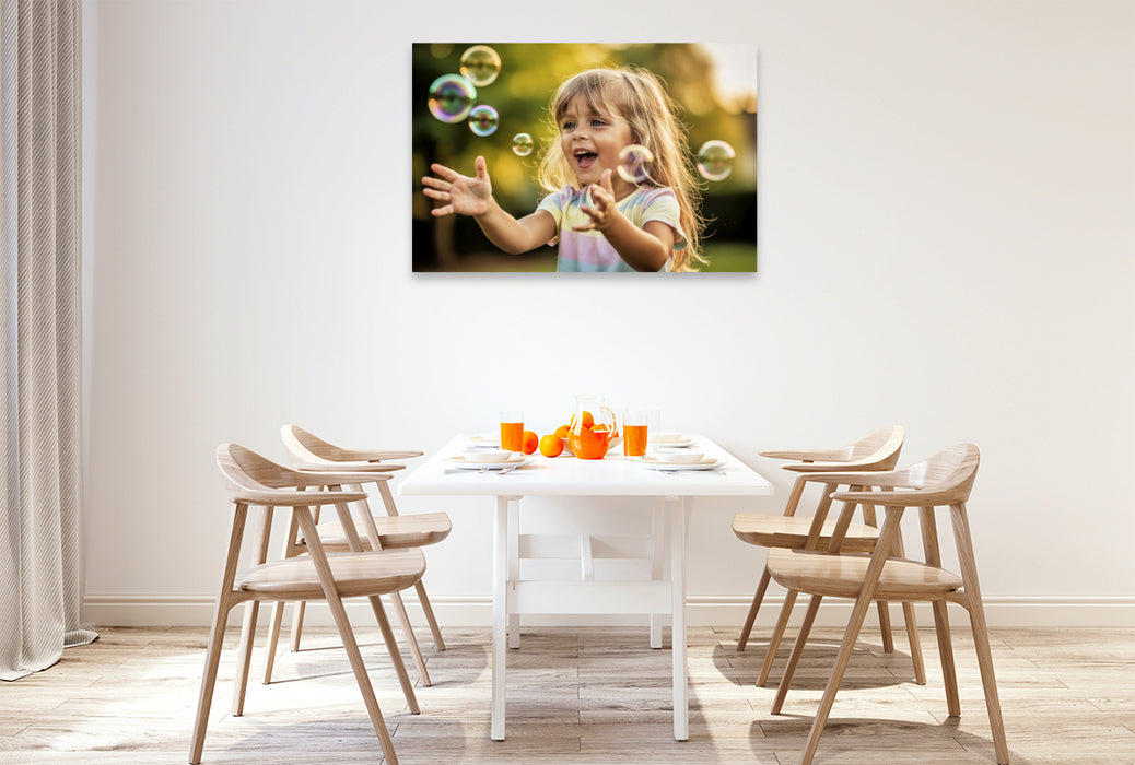 Premium Textil-Leinwand Ein Motiv aus dem Kalender Die Magie der Kindheit