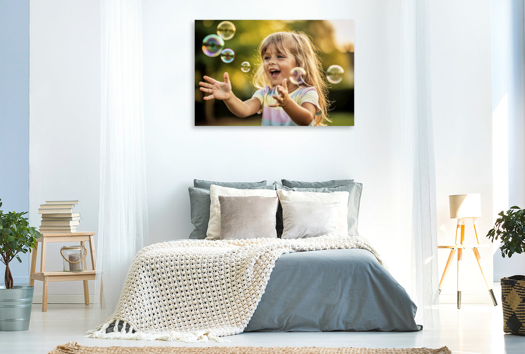 Premium Textil-Leinwand Ein Motiv aus dem Kalender Die Magie der Kindheit